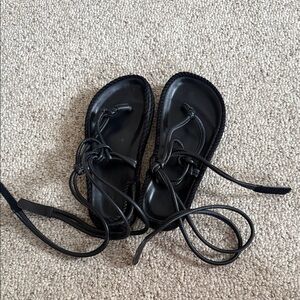 ASOS Black Strappy Sandals